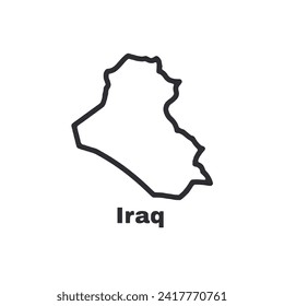 Mapa de un Iraq