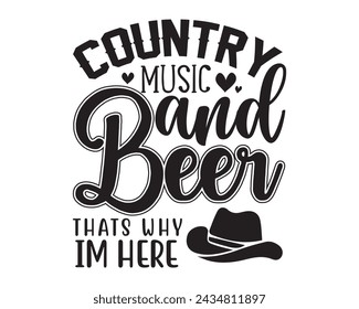 música country y cerveza por eso estoy aquí