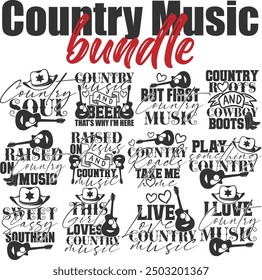 Country Music Bundle - Country Music Illustrations