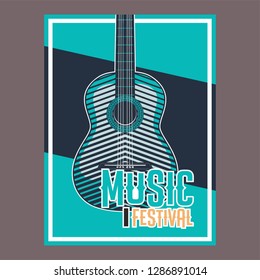 Country music festival poster