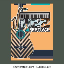 Country music festival poster