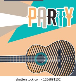 Country music festival poster