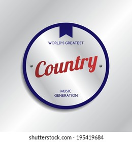 country music genre label