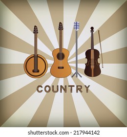 Country Music Instruments