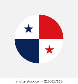 Country Panama. Panama flag. Vector illustration.