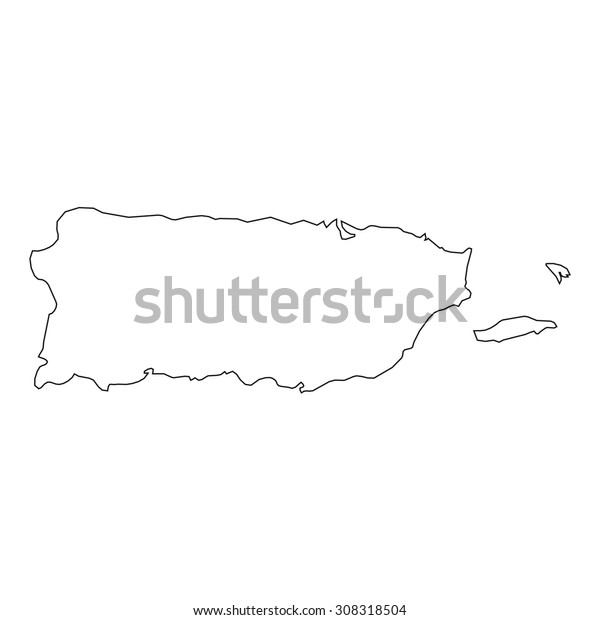 Country Puerto Rico Stock Vector (royalty Free) 308318504