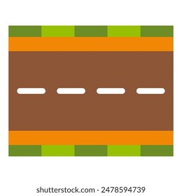 Country Road icon for web, app, infographic etc