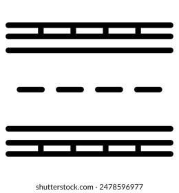 Country Road icon for web, app, infographic etc