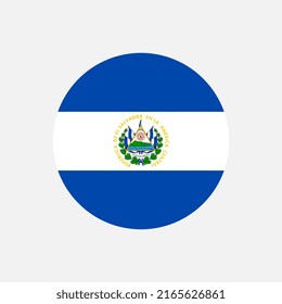 Country Salvador. Salvador flag. Vector illustration.