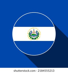 Country Salvador. Salvador flag. Vector illustration.