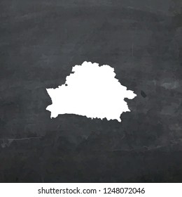 A Country Shape Illustration of Belarus