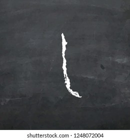 A Country Shape Illustration of Chile