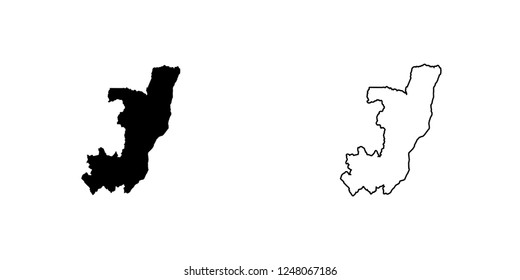 A Country Shape Illustration of Congo Congo
