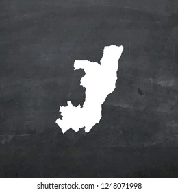 A Country Shape Illustration of Congo