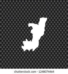 A Country Shape Illustration of Congo
