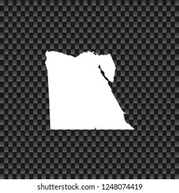 A Country Shape Illustration of Egypt