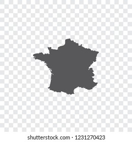 A Country Shape Illustration of France