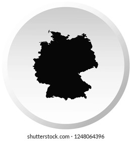 A Country Shape Illustration of Germany