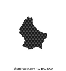A Country Shape Illustration of Luxembourg