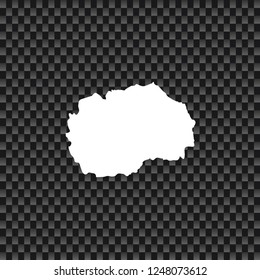 A Country Shape Illustration of Macedonia