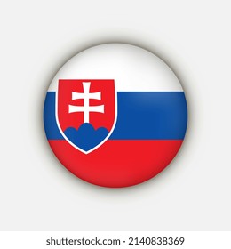 Country Slovakia. Slovakia flag. Vector illustration.