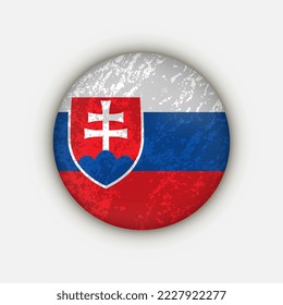 Country Slovakia. Slovakia flag. Vector illustration.