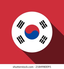 Country South Korea. South Korea flag. Vector illustration.