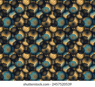  country style one-colored millefleurs. Floral background for textile, wallpaper, pattern fills, covers, surface, print, gift wrap, scrapbooking, decoupage