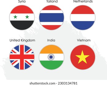 country symbol vector country flag icon