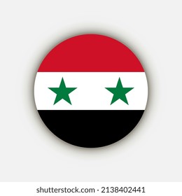 Country Syria. Syria flag. Vector illustration.
