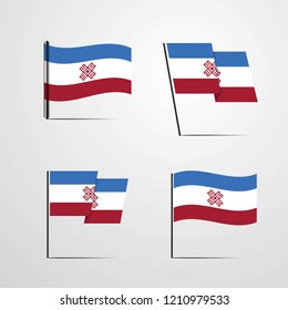 Country waving flag