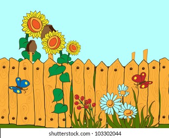 Countryside fence