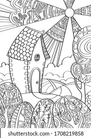 3,286 Fantasy home coloring book Images, Stock Photos & Vectors ...