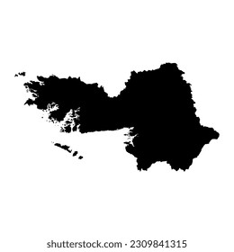 County Galway map, administrative counties of Ireland. Vector illustration.