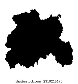 County Laois map, administrative counties of Ireland. Vector illustration.