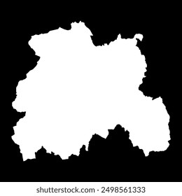 County Laois map, administrative counties of Ireland. Vector illustration.