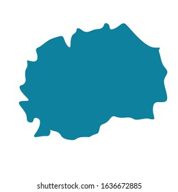 county simple clip art vector illustration