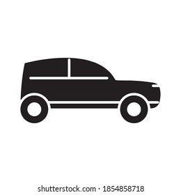 Couchwagentransport, Silhouettensymbol einzeln auf weißem Hintergrund, Vektorgrafik