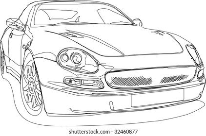 Racing Car Illustration Stock Vector (Royalty Free) 355811849 ...