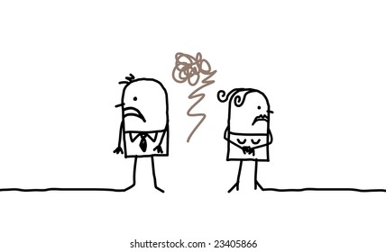 couple and anger