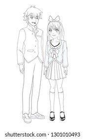 couple anime manga