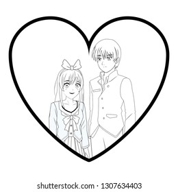 couple anime manga