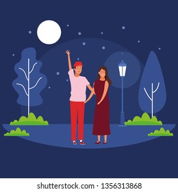 couple avatar cartoon character