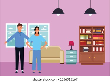 couple avatar cartoon character