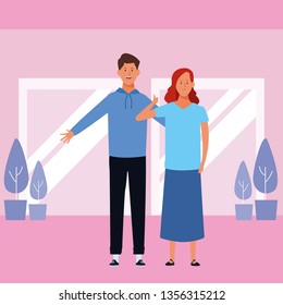 couple avatar cartoon character