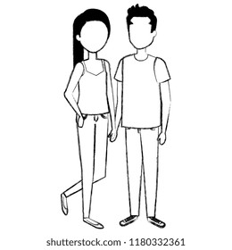 couple avatar characters