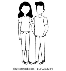 couple avatar characters 