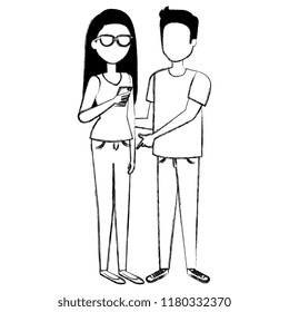couple avatar characters