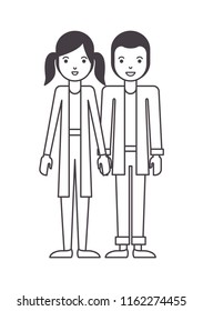 couple avatar characters icons
