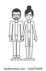 couple avatar characters icons